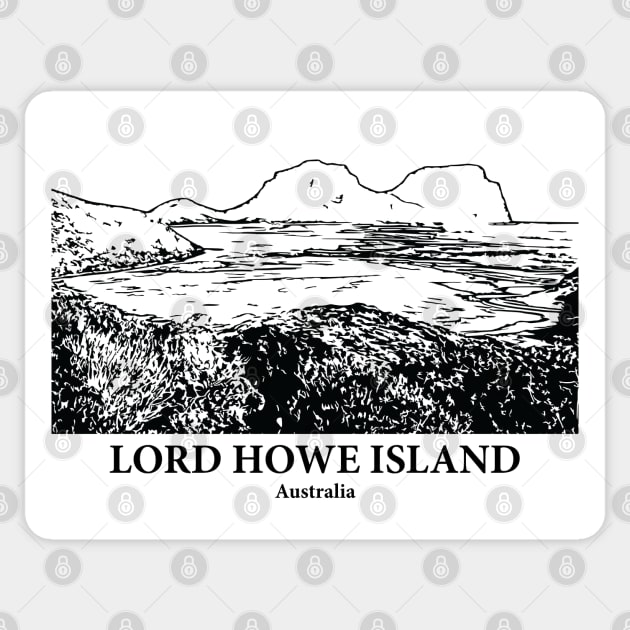 Lord Howe Island Group - Australia Sticker by Lakeric